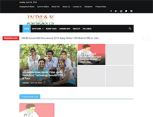 Tablet Screenshot of indianaspirants.com